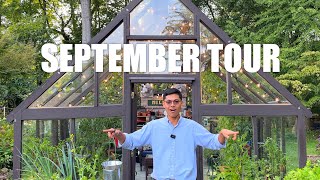 September Garden Tour 2023, Greenhouse, Cut Flowers, Bouquet