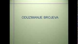 Oduzimanje brojeva