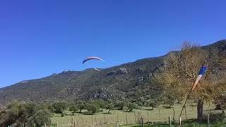 Paragliding landing at El Bosque February 2018