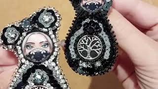 Brooch matryoshka, брошь ручной работы.