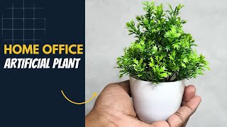 Litleo Set of 4 Mini Decorative, Home Office or Gift Wild Artificial Plant with Pot Green Review