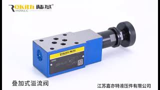 ZDB modular type pressure relief valve