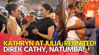 Julia Montes at Kathryn Bernardo, reunited sa Hello, Love, Again red carpet; Direk Cathy, natumba