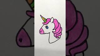 unicorn emoji sketching #unicorn #emoji #art #drawing #viral #shorts