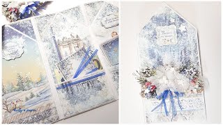 DIY | Skladaná obálka na peniaze z jedného 12" hárku papiera | Ako darovať peniaze? | Scrapbooking