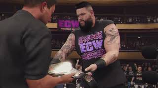 WWE2K24 YOKOZUNA VS KEVIN OWENS ECW WORLD TITLE