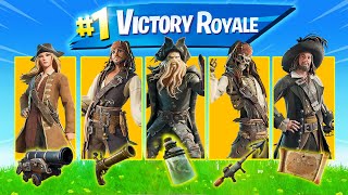 The Pirates Of The Caribbean Challenge in Fortnite!