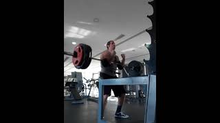 160KG/355 lb  zercher squat