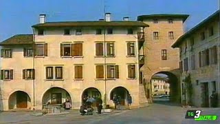 TV anni 90 Rai 3 Viaggio in Italia trasmissione in diretta Valvasone Friuli storico borgo medievale