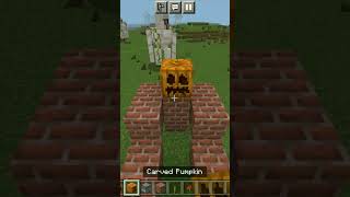 how to summon brick golem #short