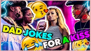 TELLING GIRLS DAD JOKES FOR A KISS 🤣😘 [ PUBLIC INTERVIEW ]