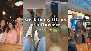 Week in my life as an influencer vlog |Back to back events & shooting content!