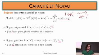 Apprentissage automatique [5.5] : Méthodes à noyaux - résumé