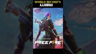 OMG 😱 RECORD'S CREATED BY AJJU BHAI 😯! IN FREE FIRE #trending #freefire #youtbe