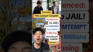 Toronto Lawyer Couple Sentenced To JAIL Over Millions In Missing Funds! #toronto #torontolawyer