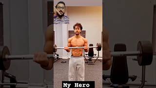 Tiger Shroff Workout in gym 😎 #shorts #gymworkout #viralshorts