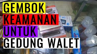 Jenis gembok ini bisa di pakai pada gedung walet