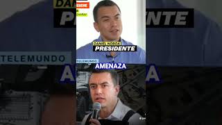 Daniel Noboa habla sobre su reelección