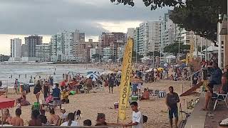 🔴 Fim de tarde na Orla mais Badalada, do Brasil, Guarapari/ES. #mar #vida #lazer