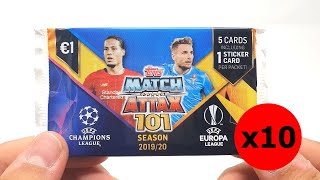 MATCH ATTAX 19/20 (101) Champions League - Opening 10 more packs - Mikes Cards and Stickers # 355