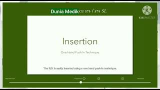 IUD PREPARATION & INSERTION CU 375