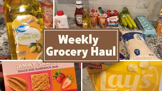 SHOP WITH ME: WEEKLY GROCERY HAUL | WALMART DELIVERY