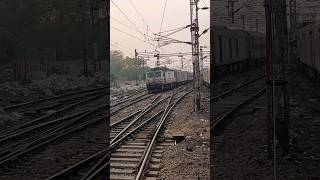 Train Horn Sound Effect Jugalbandi of WAP5 and WAP7 at Prayagraj Outer