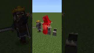 Warden vs Village King in Minecraft #minecraft #shorts #minecraftshorts