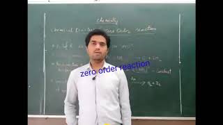 Zero order reaction/chemical kinetics