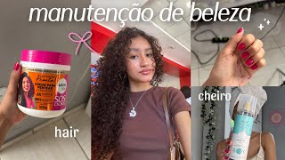 manutenção de beleza & spa day completo: cabelo, unhas, pele🎀