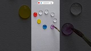 colour mixing water drop #shortvideo #art #artwork