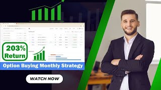 Buying Strategy 203% Return in 4 Monthly | Without Loss Options | Loss Recover |