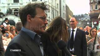 The Lone Ranger premiere in London - Johnny Depp - 7