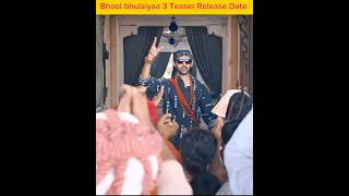 Bhool bhulaiyaa 3 Teaser Release Date 📅 | Bhool Bhulaiyaa update #shorts #bollywood #kartikaaryan