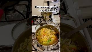 The Colorful Sweet Rice Dessert (mutanjan) You Need To Try #mutanjan #shorts