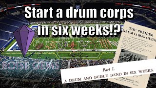 How To Start A Drum Corps