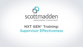 NXT GEN® Training - Supervisor Effectiveness