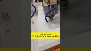 CNC routers make processing polyethylene sheets fast and easy, correct? #machine #cncrouter #cnc