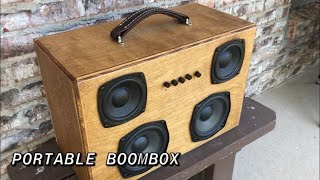 DIY PORTABLE SPEAKER BUILD! 200 WATTS & BLUETOOTH