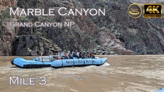 Marble Canyon - Mile 3 - Grand Canyon NP - Colorado River - V360