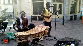 Jonathan Dembélé the Great Master of the Bass Guitar and Jojo Joël Diara a Virtuous at the Balafoon