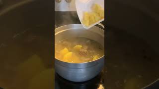 Pork Ribs soup with Potatoes and Petchay #shorts #trending #viral #yummy #youtubeshorts