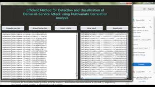 A System for Denial-of-Service Attack Detection Based on Multivariate Correlation Analysis