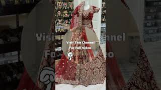 Latest Bridal Red Lehenga Designs 2023 | Trendy Designs Pakistani #youtubeshorts #shorts