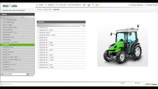 How to Get Same Deutz-Fahr Lamborghini Hurlimann SDF Parts Catalogs Software Program