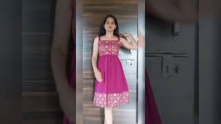 affordable dresses under 299 #haul #youtubeshorts #amazon #beauty #styling #meesho #ytshorts #top