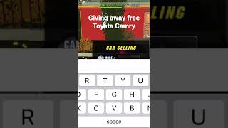 Giving away toyata Camry in cpm #carparkingmultiplayer #cpm #gaming