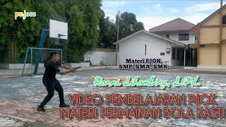 VIDEO PEMBELAJARAN PJOK MATERI PERMAINAN BOLA KASTI