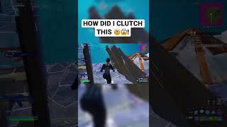 THE BEST CLUTCH IN FORTNITE 🤯😱! #shorts