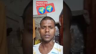 Difference between Rotation And Revolution of the Earth 🌎🌍 #haribanshpandit #earth #sun